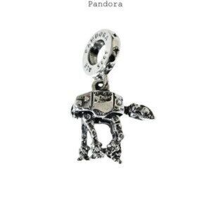 Pandora Star Wars 925 Sterling Silver At-AT Walker Robot Bracelet Pendant Charm